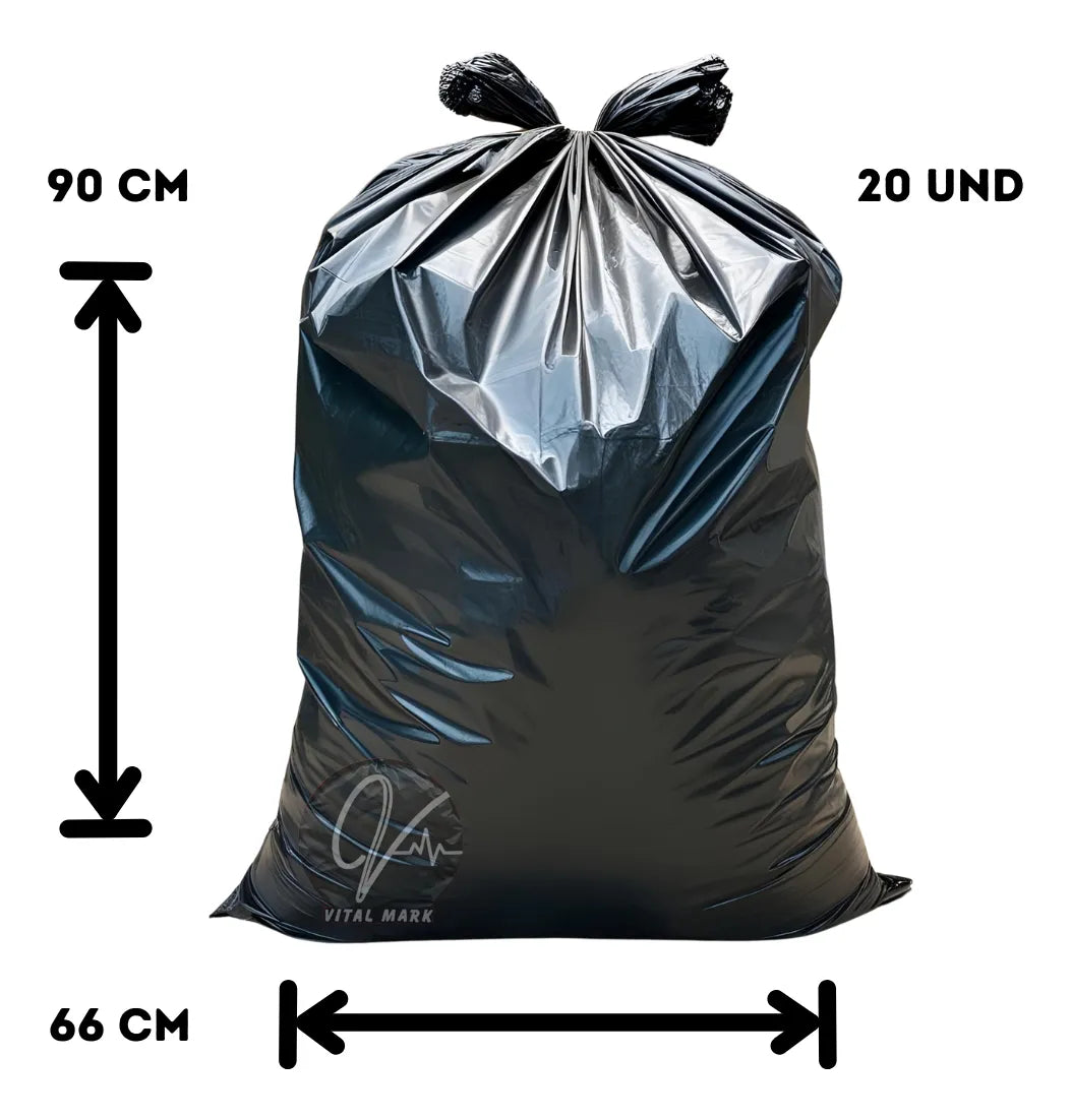 Bolsa Negra Basura - Todos los Tamaños