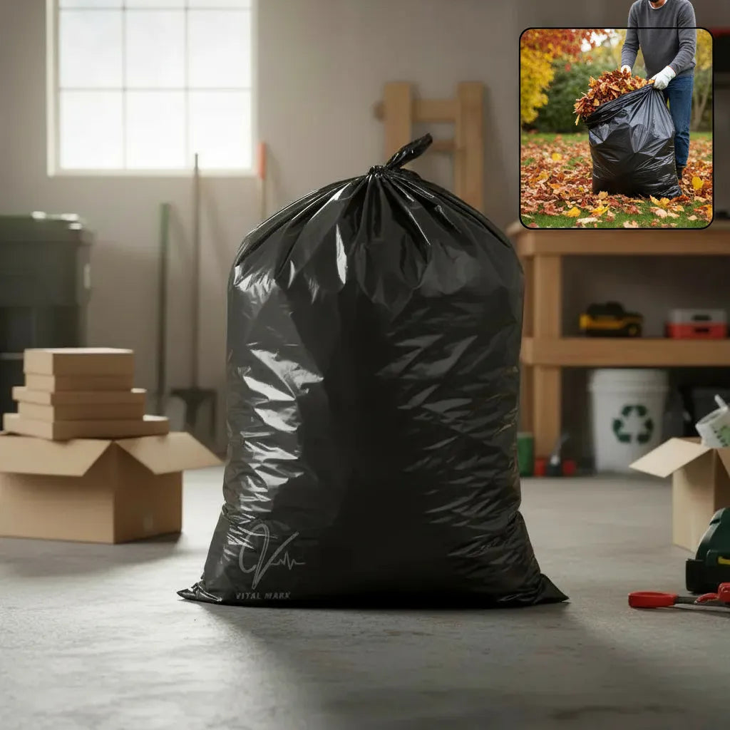 Bolsa Industrial Negra 98cm X 116cm Vm : 9 Bolsas Basura