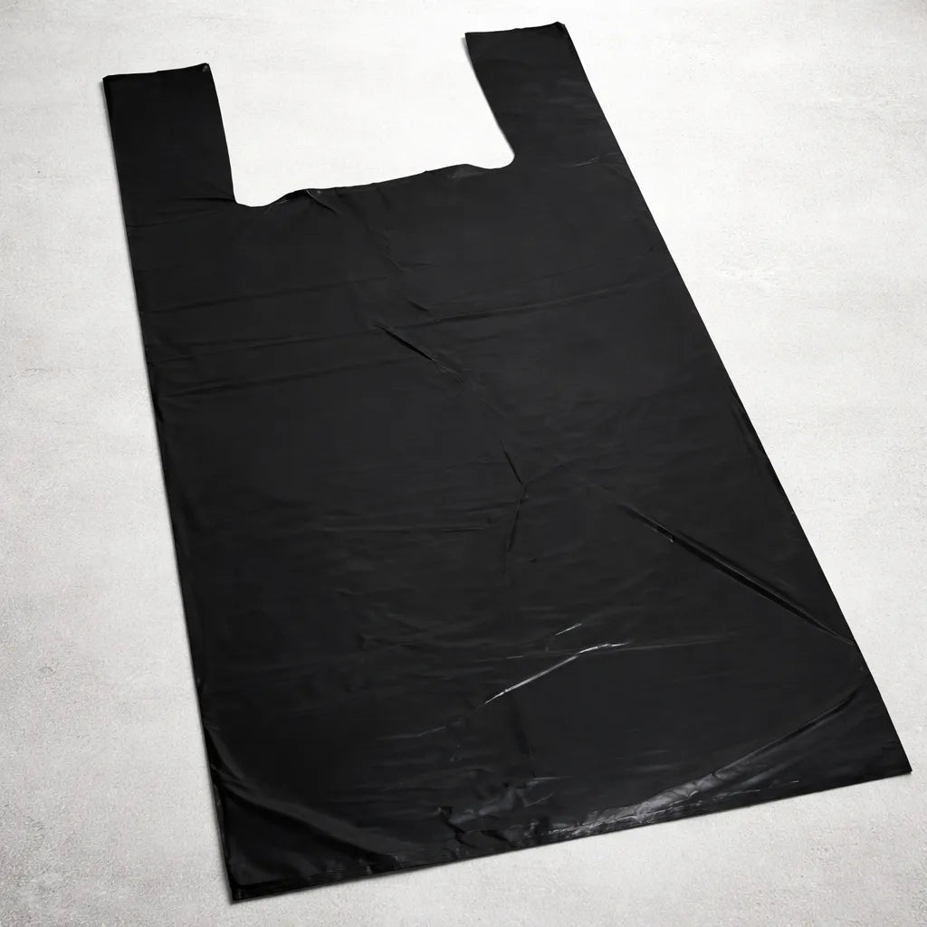 1 Millar Bolsas De Manija 30kg Blanco Negro Plasticas 1.000