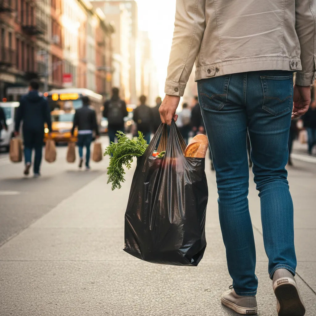 Bolsas De Manija 30kg Blanco Negro X100 Und Plasticas