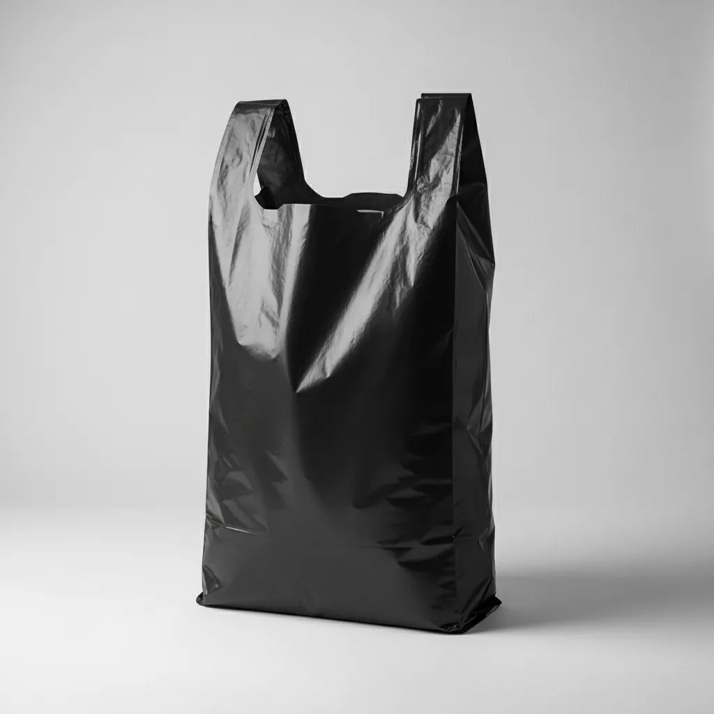 Bolsas De Manija Plasticas 3kg Negra  X100 Und -30cm x 20cm