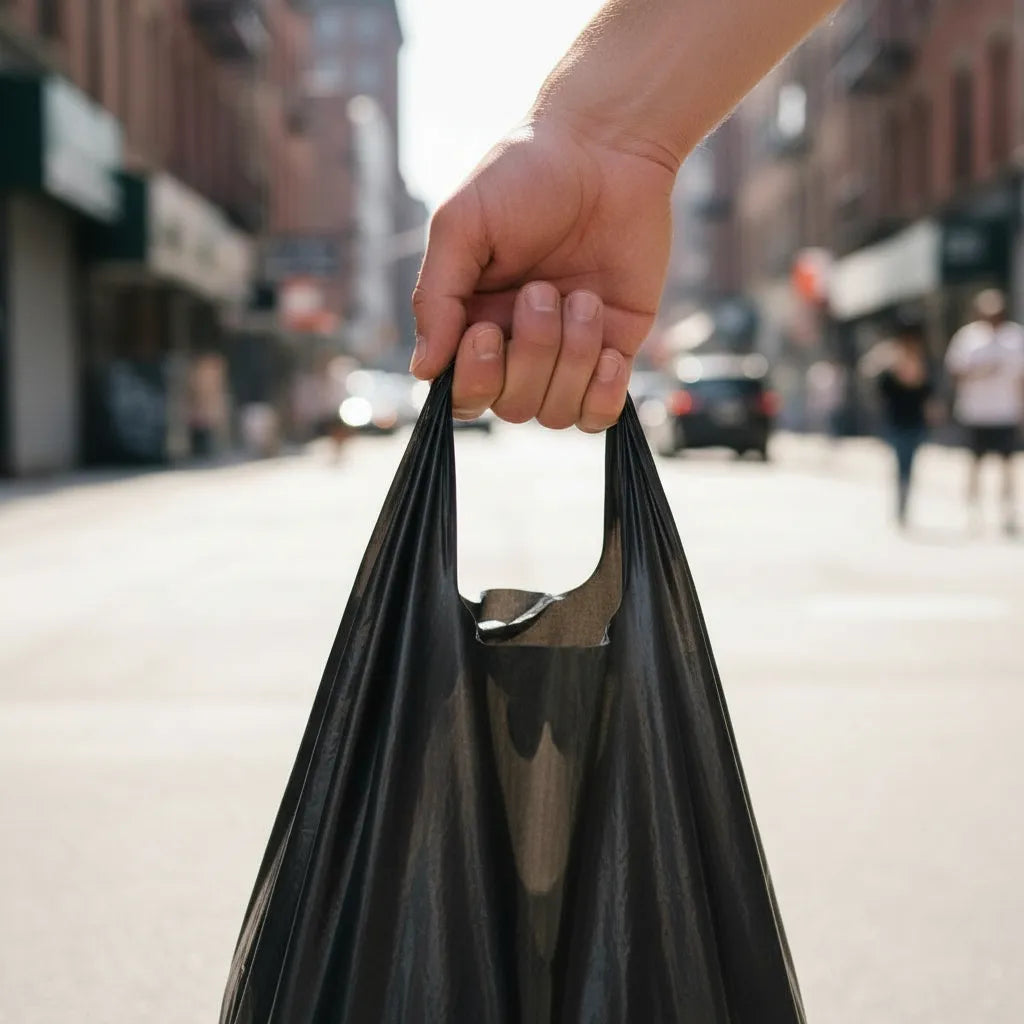 Bolsas De Manija Plasticas 3kg Negra  X100 Und -30cm x 20cm