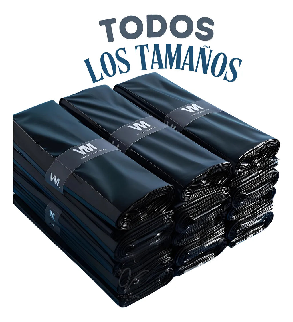 Bolsa Negra Basura - Todos los Tamaños