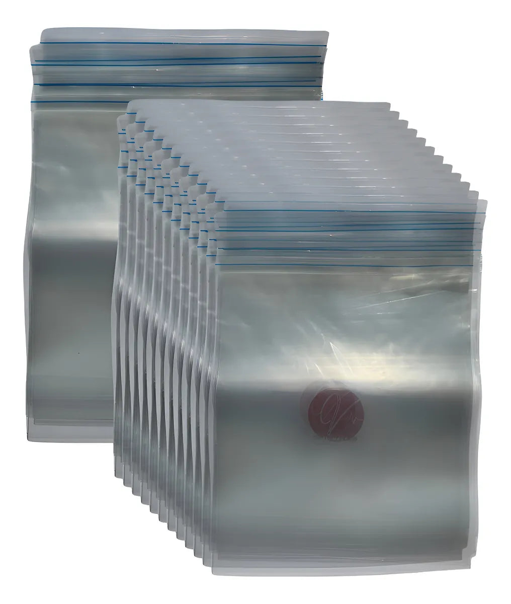 Bolsas Herméticas Plásticas 30 X 25 Cm | 100 Unidades Ziploc