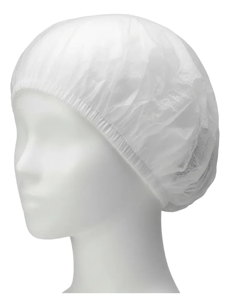 Gorros Oruga Quirúrgicos X100 Und Blanco Y Azul