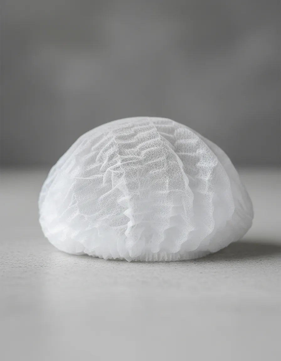 Gorros Oruga Quirúrgicos X100 Und Blanco Y Azul