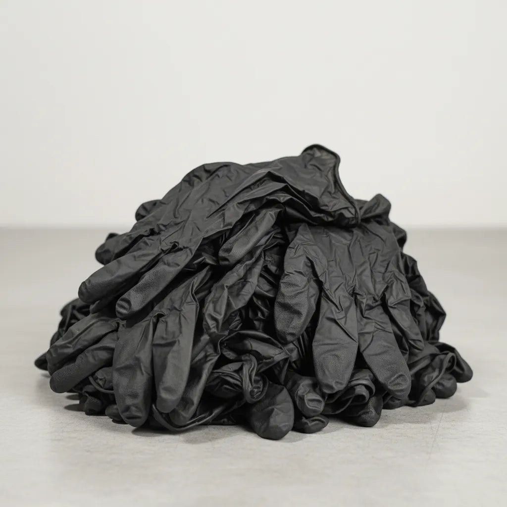 Guantes De Nitrilo Negro Calibre 6 -paca X1.000 Unidades