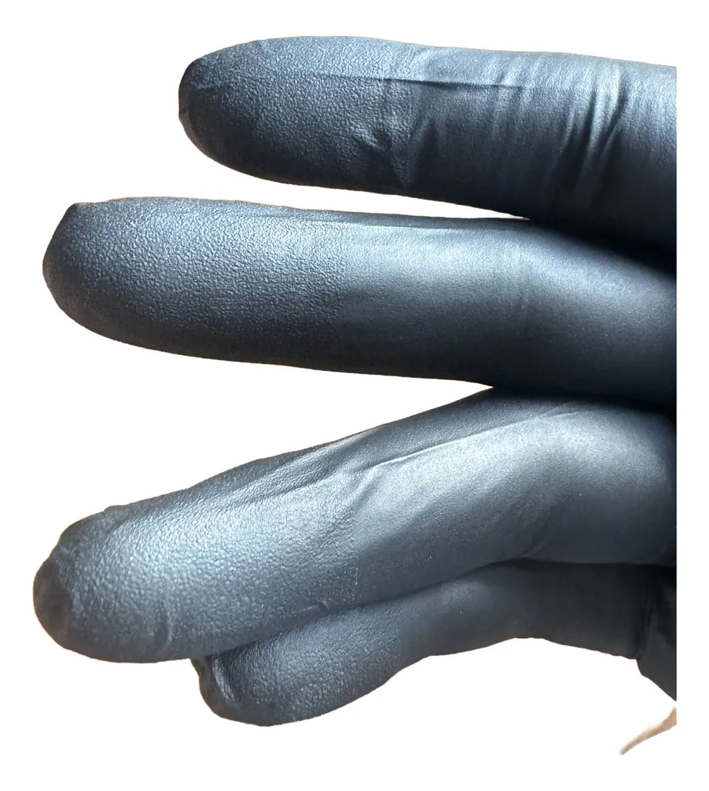 Guantes De Nitrilo Negro Calibre 6 -paca X1.000 Unidades