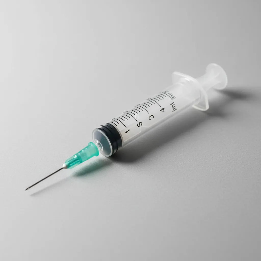 Jeringas Esteriles 5ml Con Aguja (21g X 11/2 ) Pack x 12 Unidades