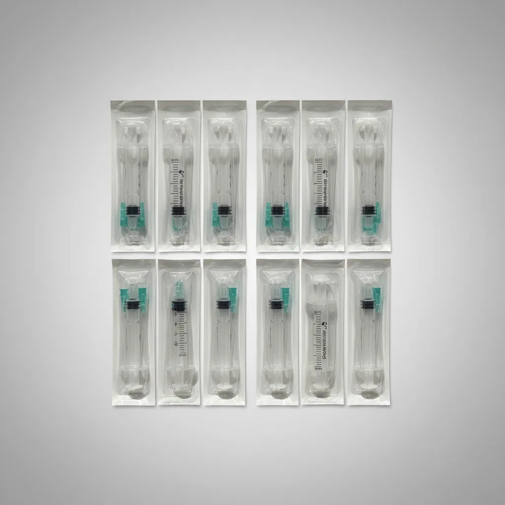 Jeringas Esteriles 5ml Con Aguja (21g X 11/2 ) Caja X100 Und