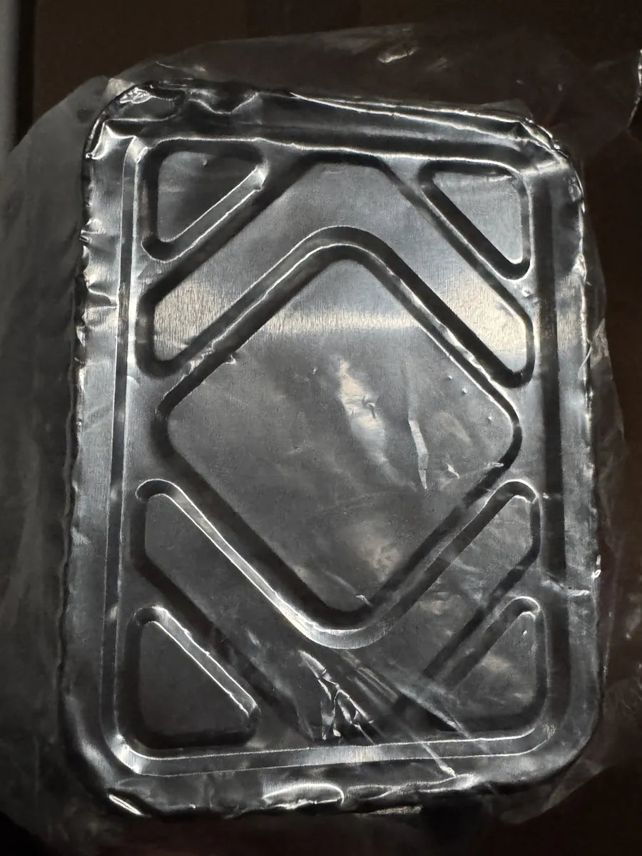 Molde Aluminio Para Lasaña De 16 Oz Paquete X20 Unidades