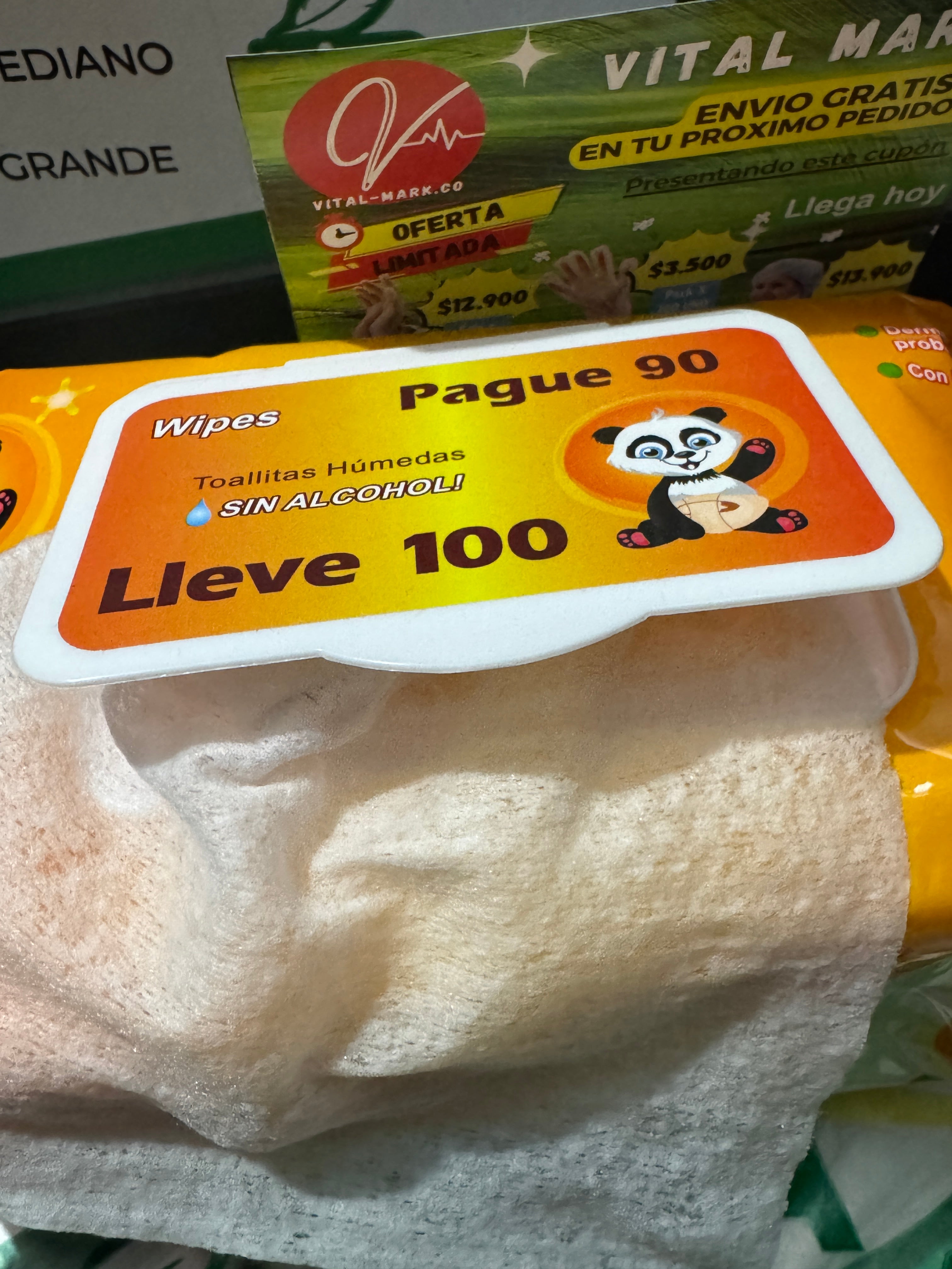 Pañitos Humedos Paquete X100 Unidades Babies -sin Alcohol