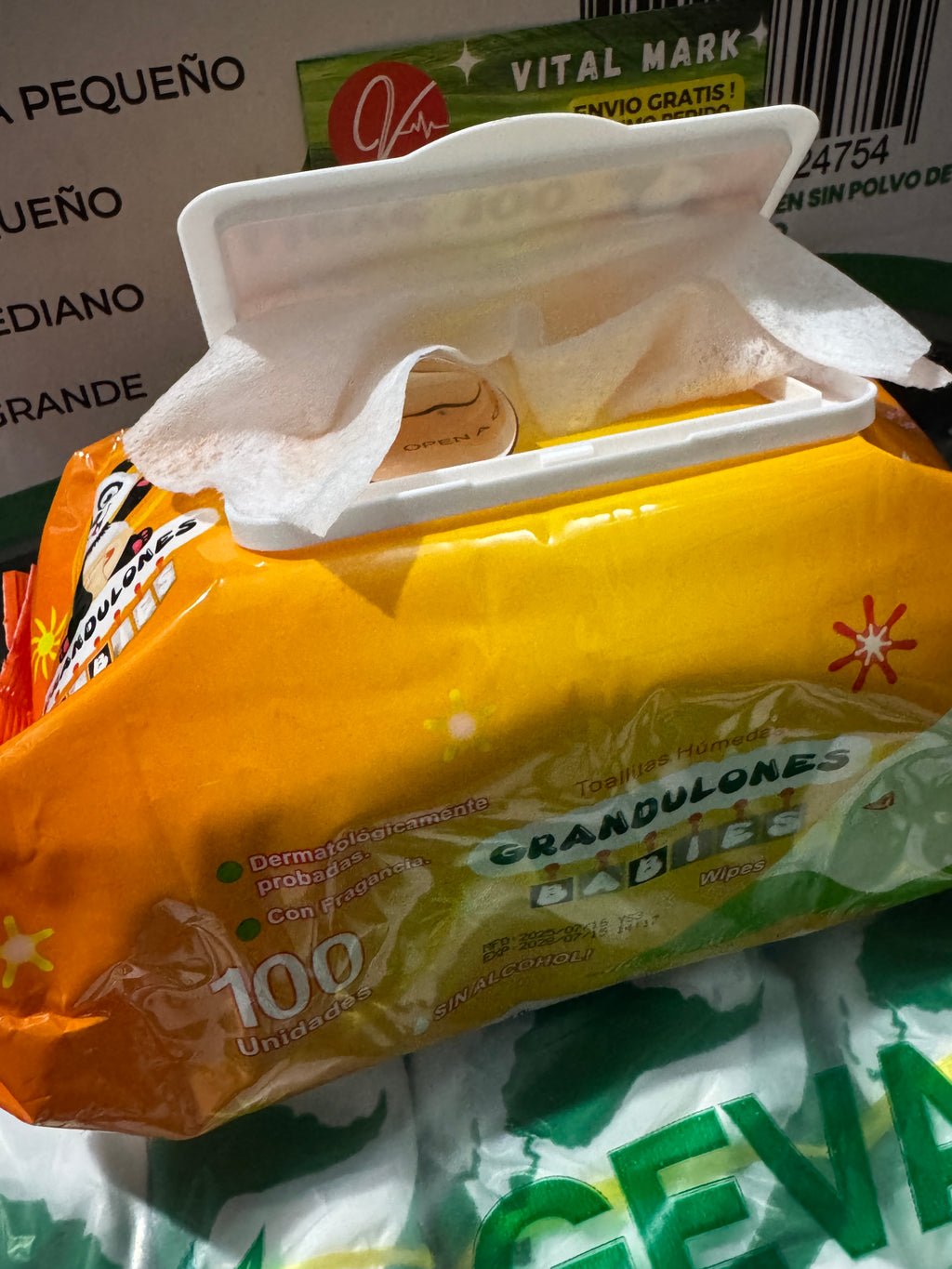 Pañitos Humedos Paquete X100 Unidades Babies -sin Alcohol