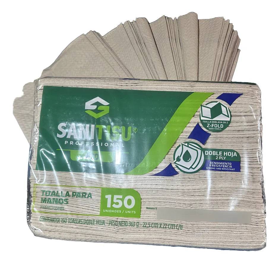 Toallas De Manos Paquete X150 Und Eco Profesional En Z
