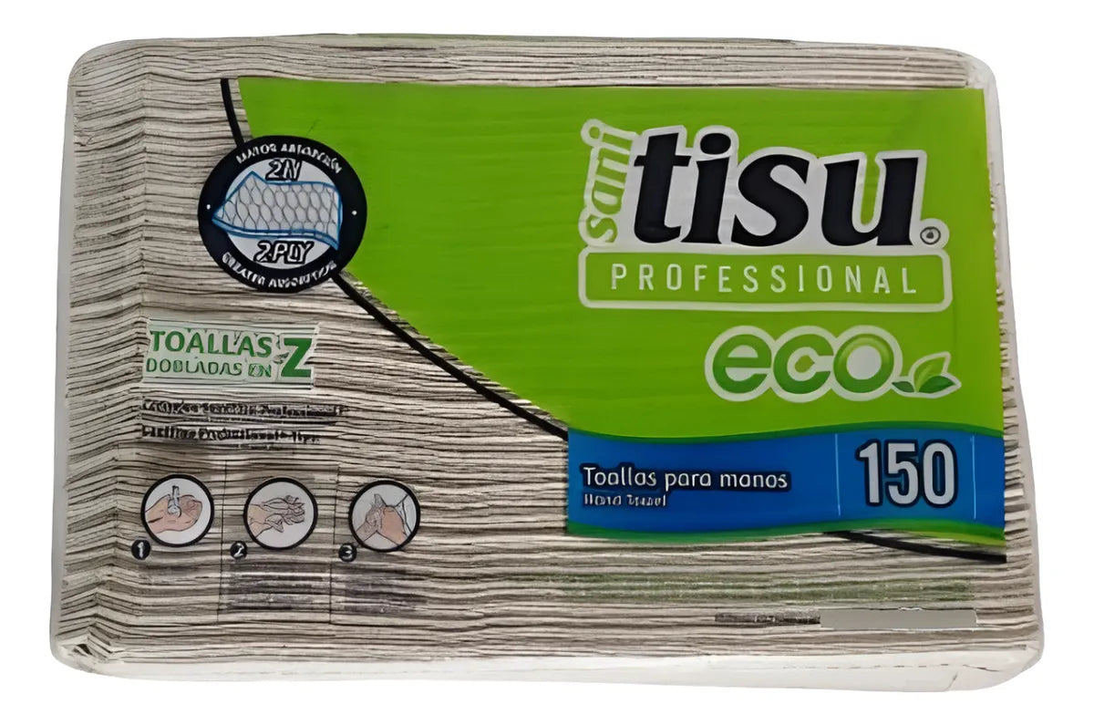 Toallas De Manos Paquete X150 Und Eco Profesional En Z