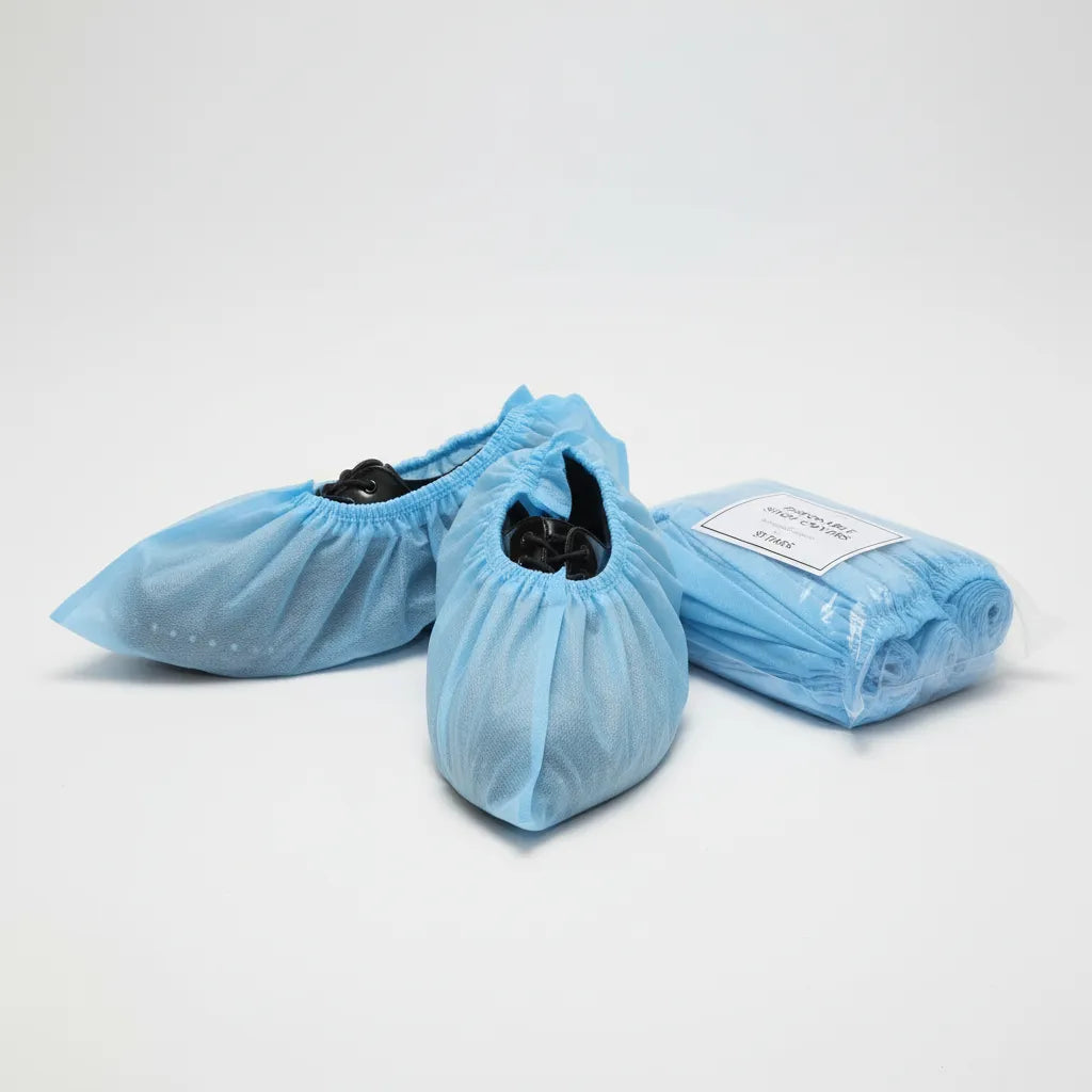 Polainas Desechables Antideslizantes X 100 Und / Azul