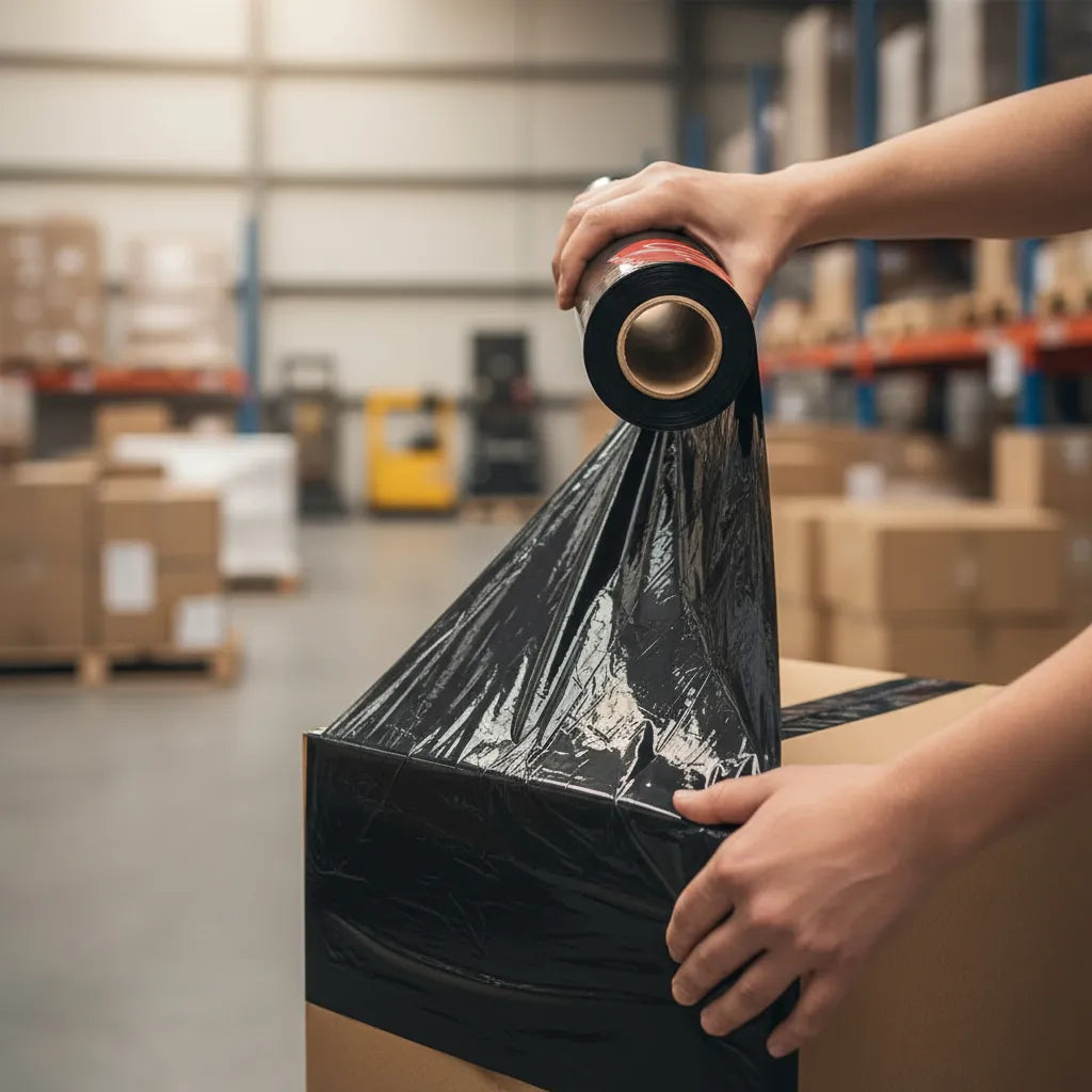 Vinipel Stretch Negro 500 Metros X 30 Cm Embalaje