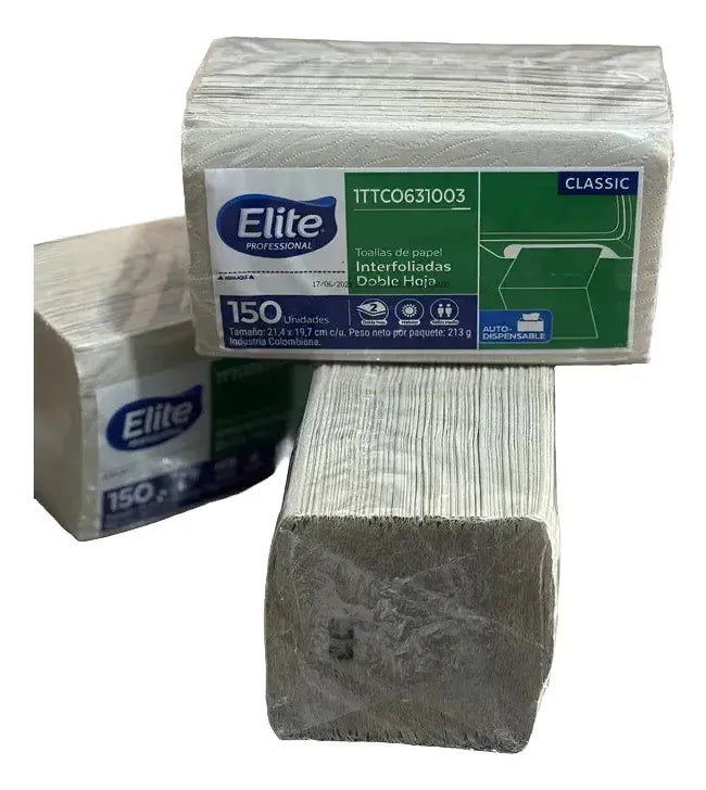 Toalla Para Manos En Z - Caja 24 Paquetes De 150 Hojas Elite