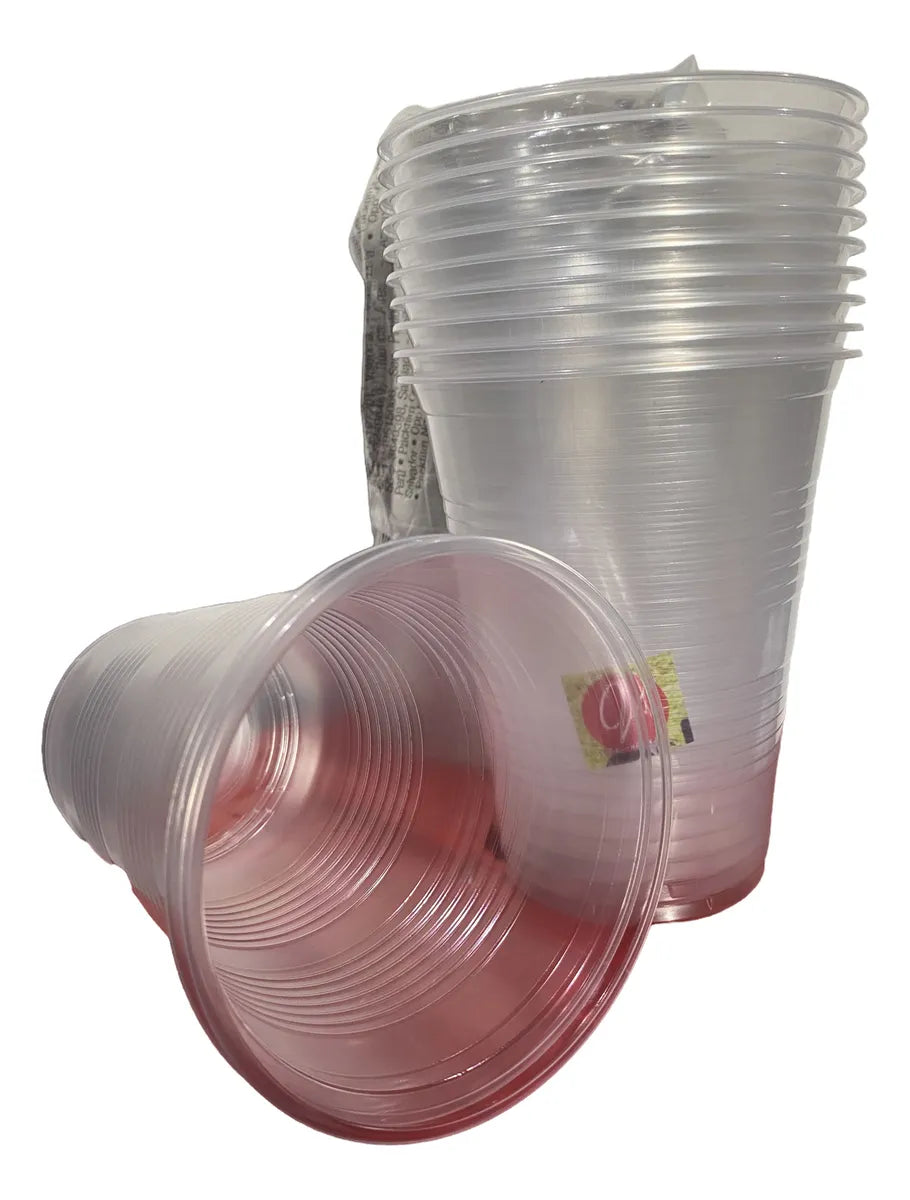 Vasos Desechables Transparente 16 Oz Paquete X 25 Unidades