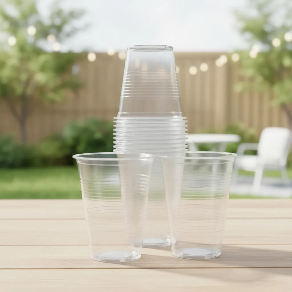 Vasos Desechables Transparente 16 Oz Paquete X 25 Unidades