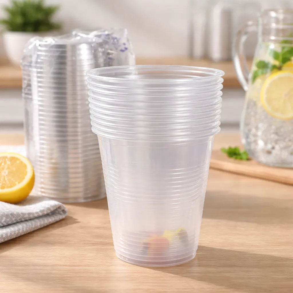Vasos Desechables Transparente 16 Oz Paquete X 100 Unidades