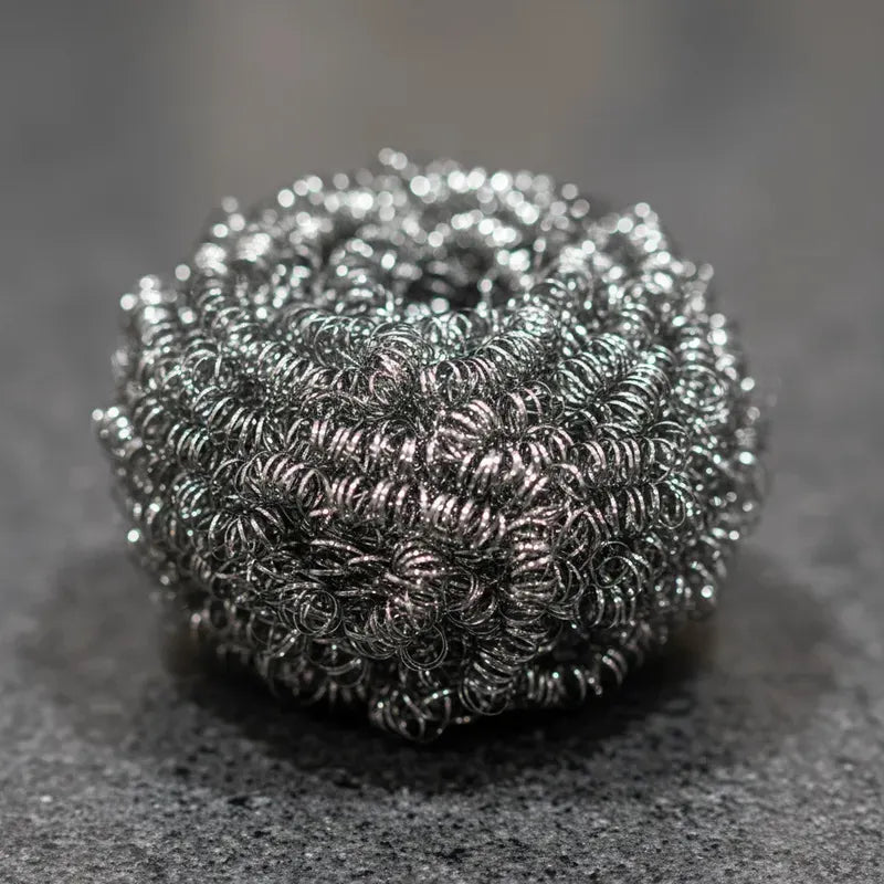 Esponjilla De Brillo En Acero Inoxidable X3 Unds