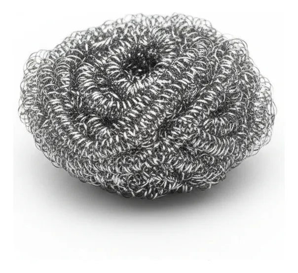 Esponjilla De Brillo En Acero Inoxidable X3 Unds