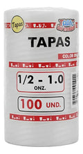 Tapas Para Copas Desechables 0.5 Oz / 1oz - Paquete X1.000 Unidades