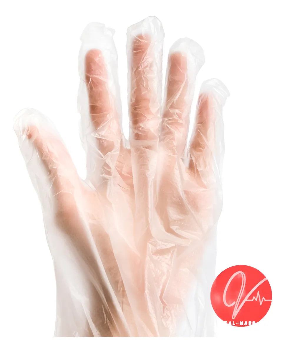 Guantes Manipulación De Alimentos X100 Und Biodegradable