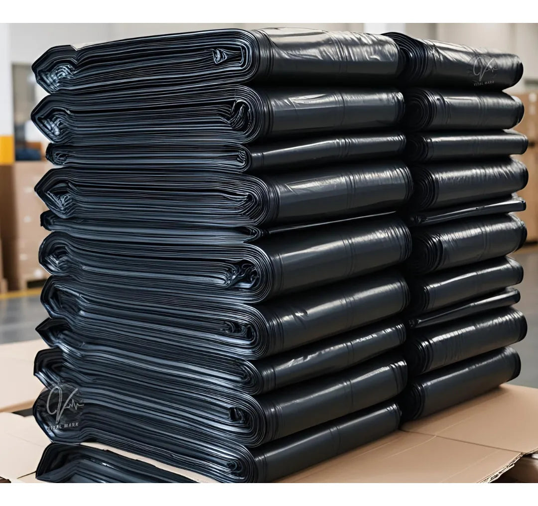 Bolsa De Basura Negra 72cm X 55cm X100 Unidades