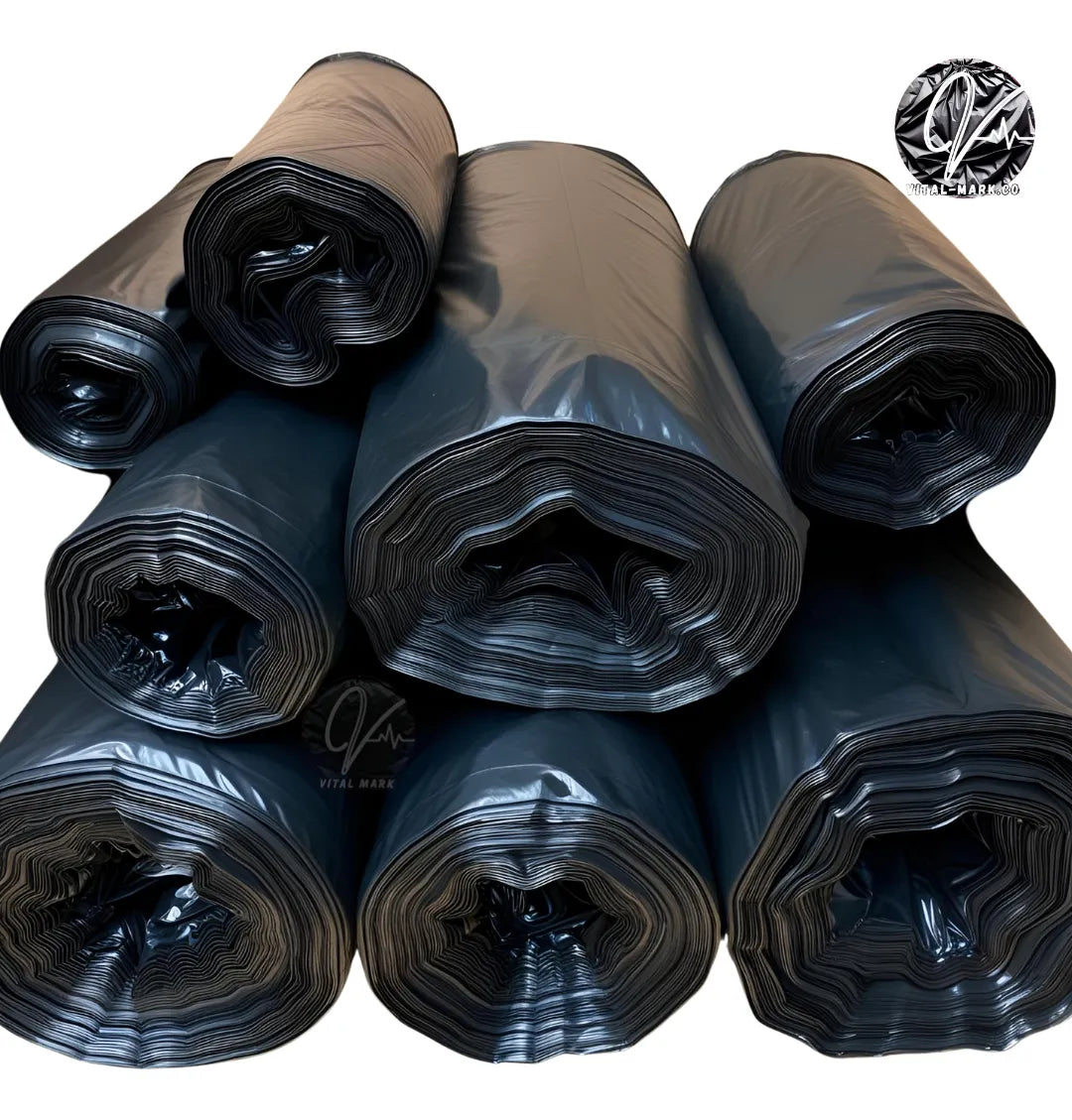 Bolsa De Basura Negra 72cm X 55cm X100 Unidades