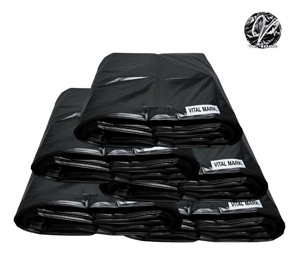 Bolsa De Basura Negra 72cm X 55cm X100 Unidades